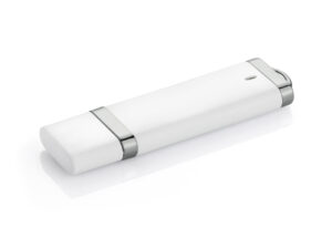 Pendrive BRIS 16 GB z plastiku, personalizowany nadrukiem logo, idealny jako gadżet reklamowy.