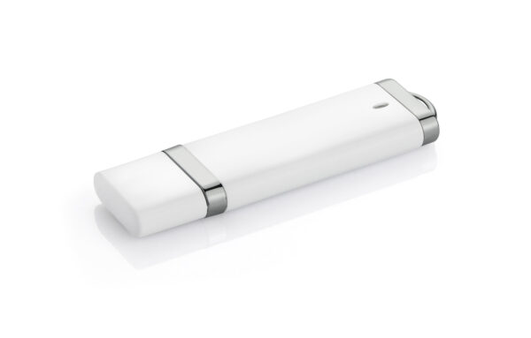Pendrive BRIS 16 GB z plastiku, personalizowany nadrukiem logo, idealny jako gadżet reklamowy.